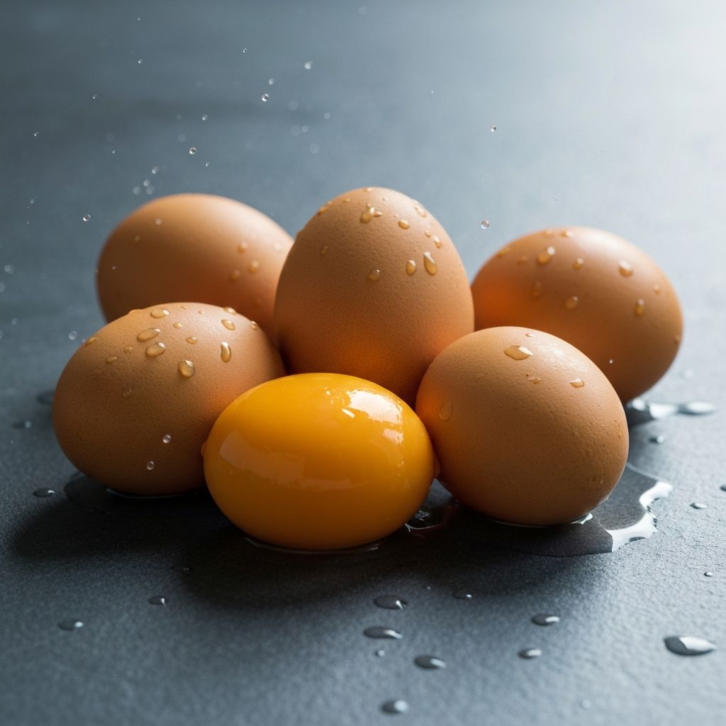 Premium gullegge egg